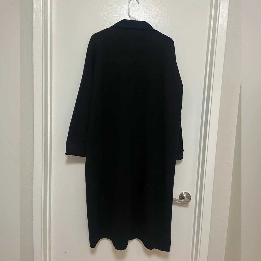 Jcrew Ella open-front long sweater-blazer in Black - Picture 6 of 9